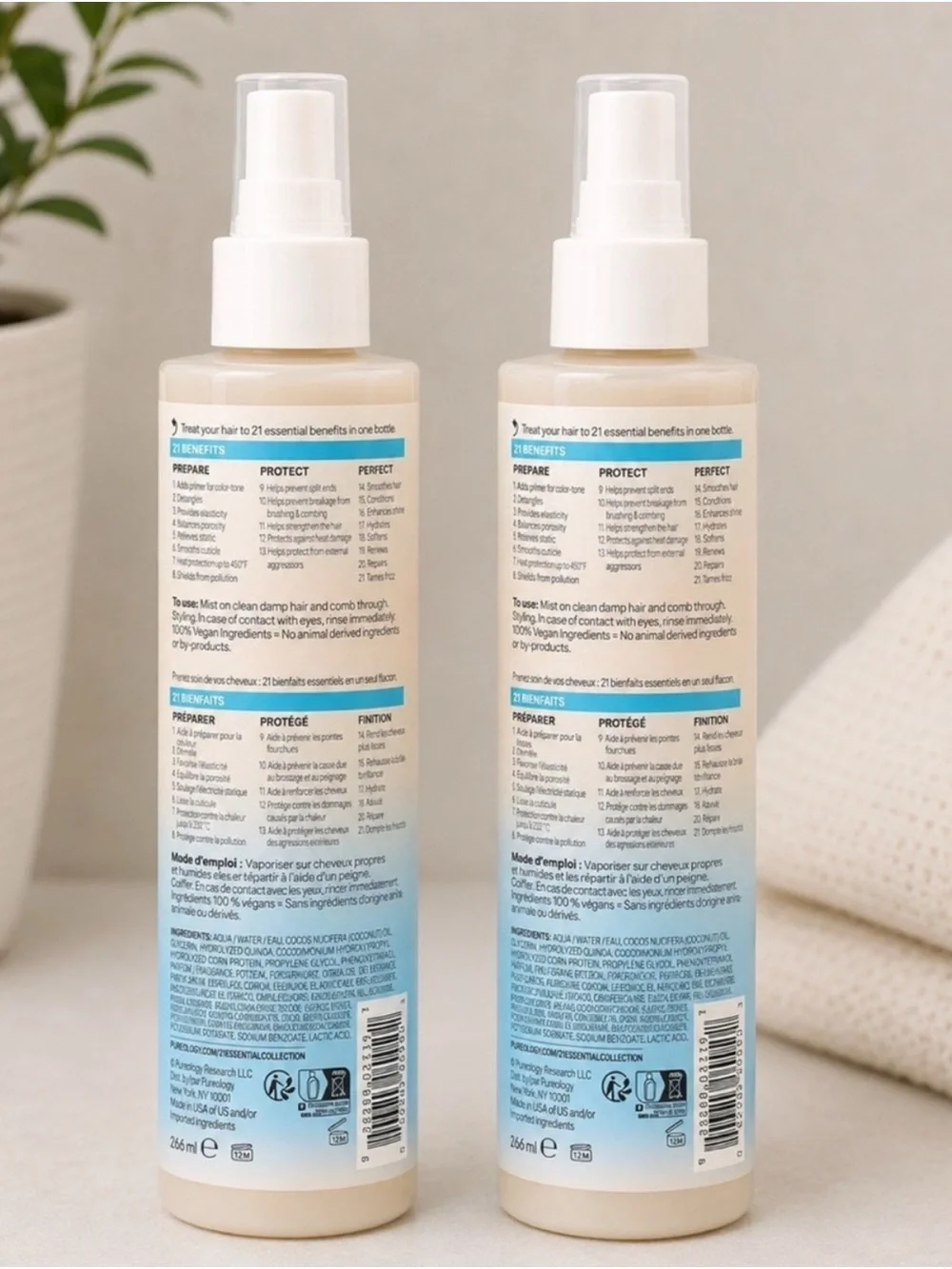 Pureology Color Fanatic Leave-In Spray — Cream/Peach/Blue